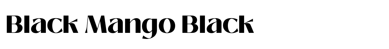 Black Mango Font | Webfont & Desktop | MyFonts